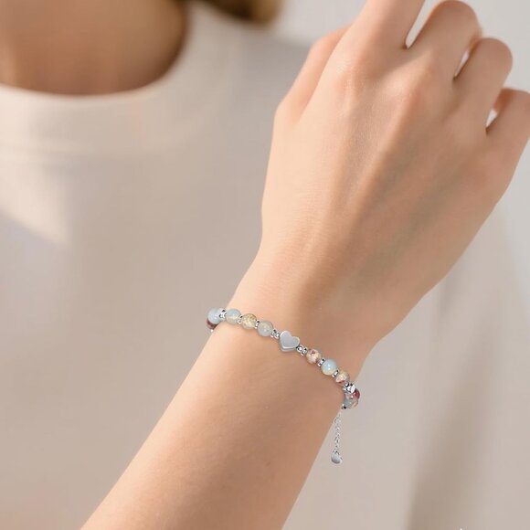 Unique Handmade Friendship Bracelet with Shoushan Stone - Thoughtful Gift Idea - Picture 4 of 6